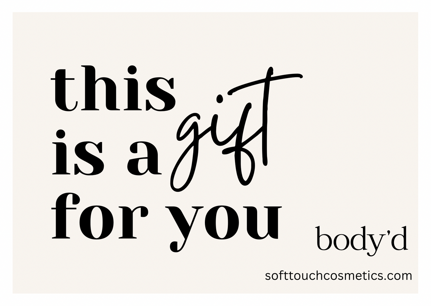 Gift card