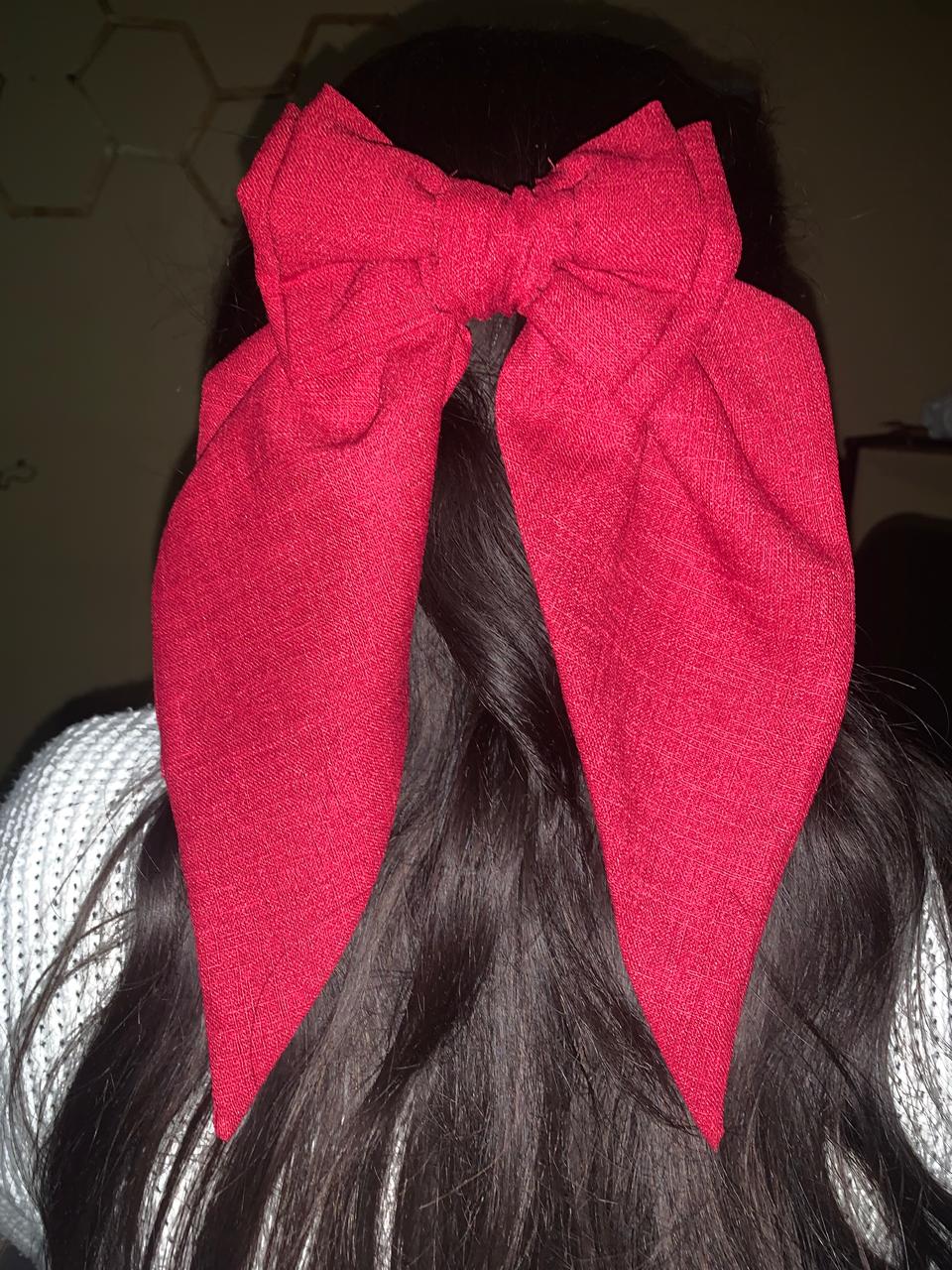 Maroon Hair Bow