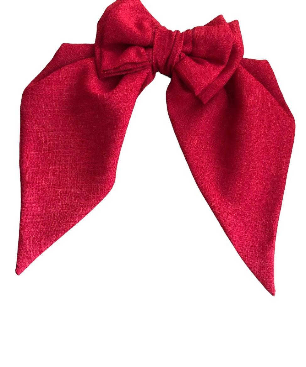 Maroon Hair Bow